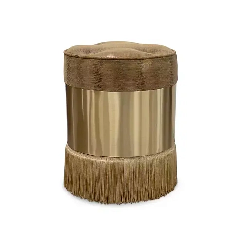 Tabouret en Cuir Olivia