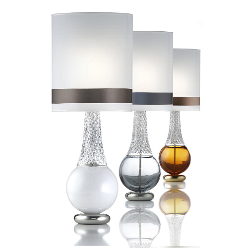Lampe de Table Florentine en Cristal