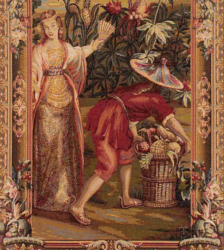Tapisserie Récolte d’Ananas – Porte Gauche