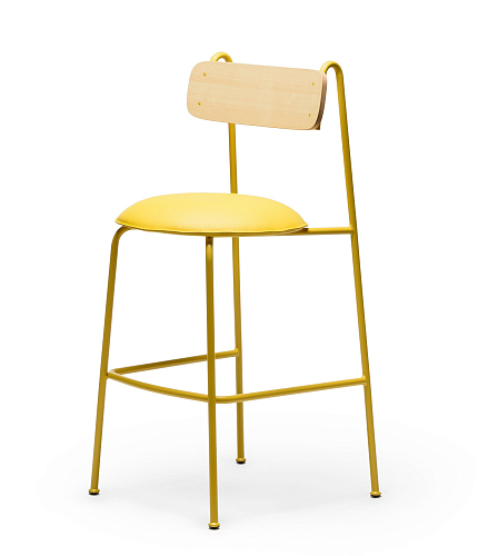 Chaise de Bar Lena SG-75 Frêne Jaune