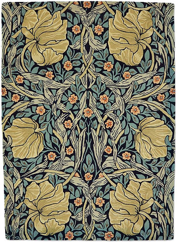 Tapis en laine Pimpernel Indigo 028818