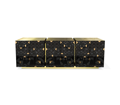 Buffet Noir & Or Mosaic