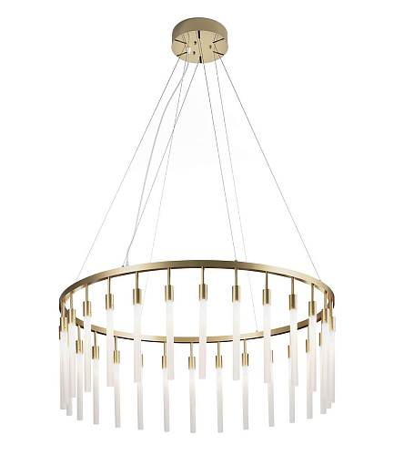 Lustre Anneau en Verre Dépoli