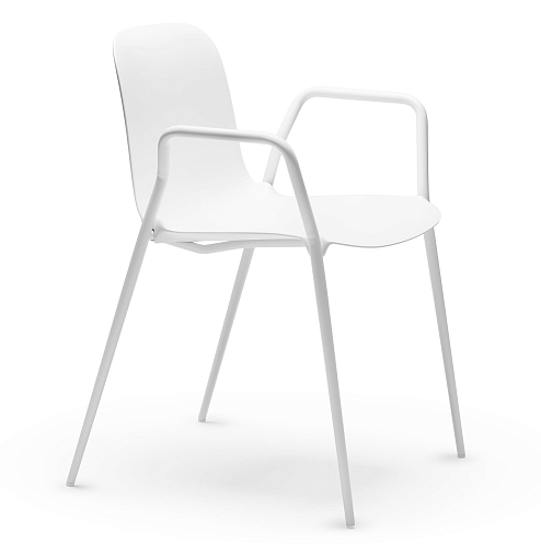 Chaise Dogo P Blanche (Lot de 2)