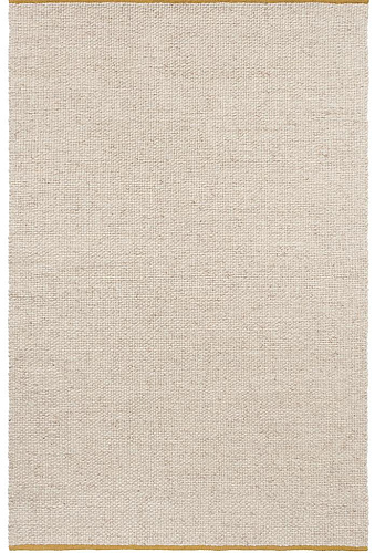 Tapis Artisan Matière Uni Blanc Chaud