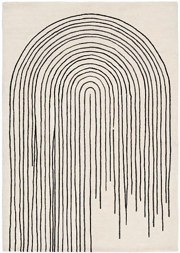 Tapis de luxe Arcade Lines Ivory