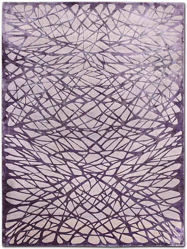 Tapis noué main Dresden Lilas