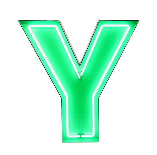 Lettre Lumineuse Youthful Y