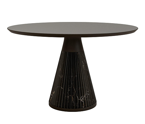 Table de salle à manger Marilyn en marbre noir