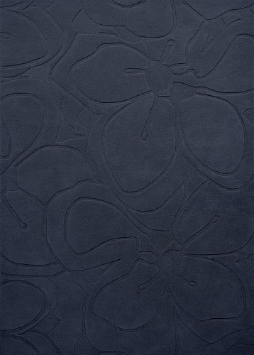 Tapis Romantic Magnolia Bleu Foncé