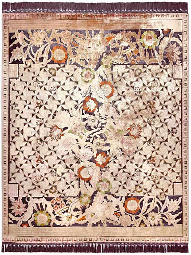 Tapis tissé main Floral Versus