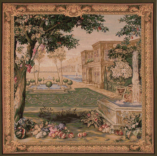 Tapisserie Fontaine de Verdure (Carrée)