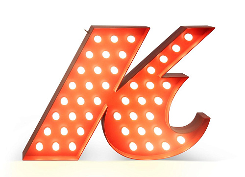 Lettre Lumineuse Kinetic K
