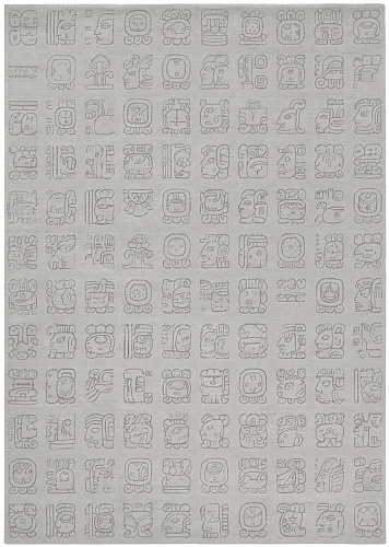 Tapis Symbol Grid Grey