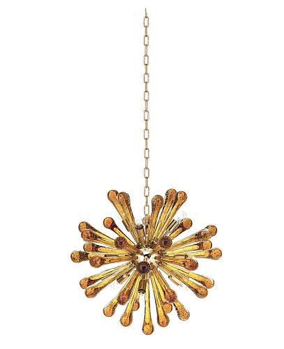 Lustre Sputnik Doré