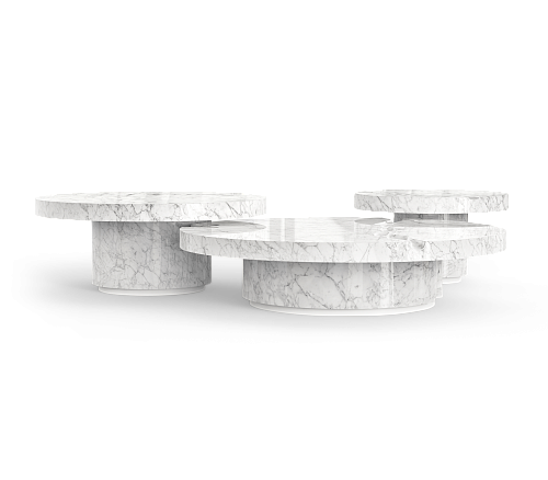 Tables Dominion Carrara x3