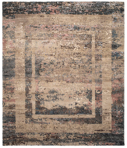 Tapis Artwork 27 Triple Bordure Chrome Inversé