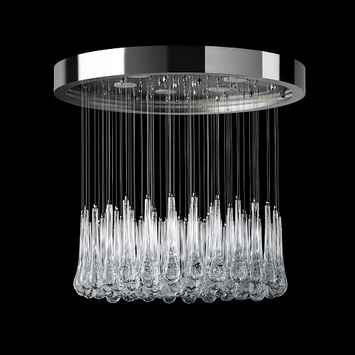 Lustre Rond Murano Bulles en Verre
