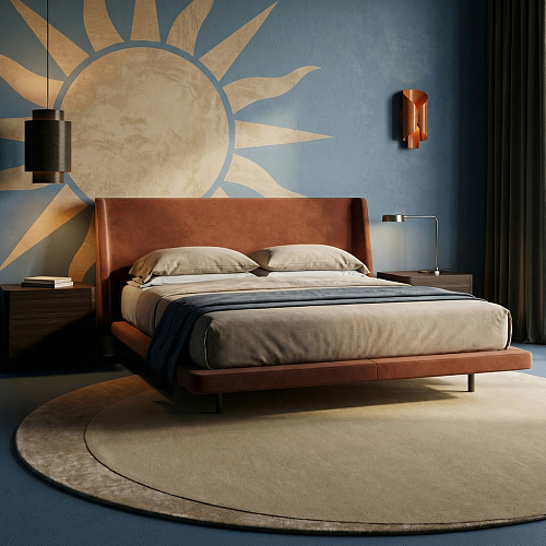 Tapis Rond Luna Désert