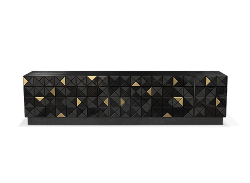 Meuble TV Noir Mosaic