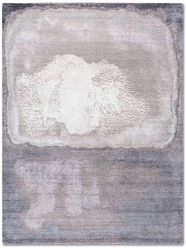 Tapis de luxe Blanc Argent