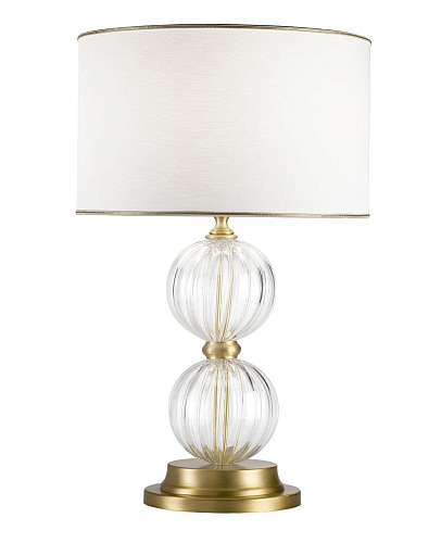 Lampe de Table Élégante avec Orbes en Verre de Murano