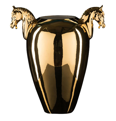 Vase doré Horse