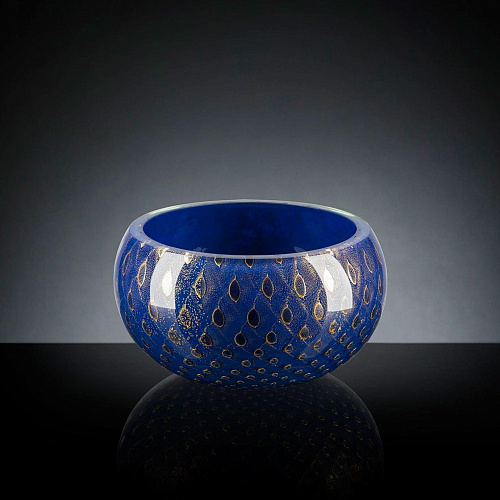 Coupe Mocenigo bleue et or