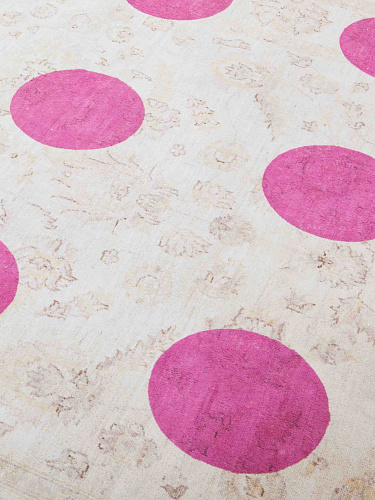 Tapis Double Couche Rose