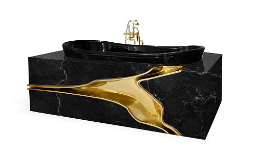 Baignoire Fractured en Marbre