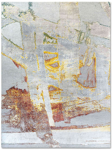 Tapis tissé main Pluie Pastel