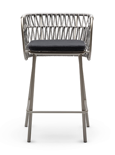 Chaise de Bar d'Extérieur Jujube SG-Int Noir et Sable