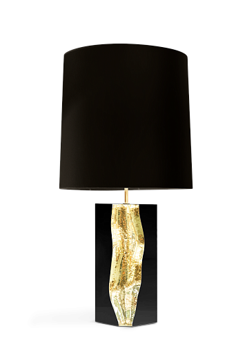 Lampe de Table Noire Glacier
