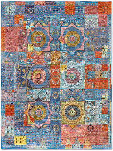 Tapis Cosmique No. 07 Bleu