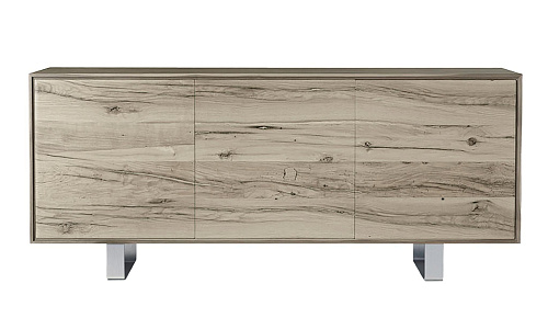 Buffet Materia en Chêne Gris 3 Portes