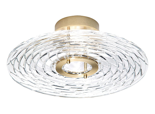 Plafonnier Mural Ripple en Cristal Or Doux
