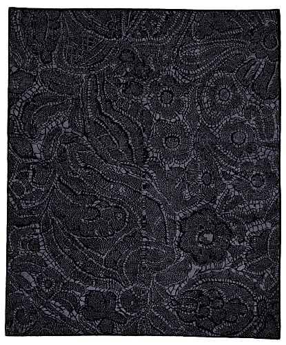 Tapis Dentelle Noire