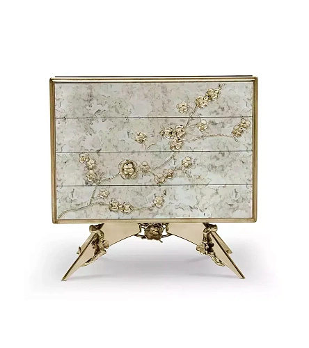 Table de Chevet Miroir Vieilli Spellbound