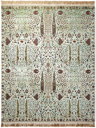 Tapis de luxe Jardin de Pins Vert