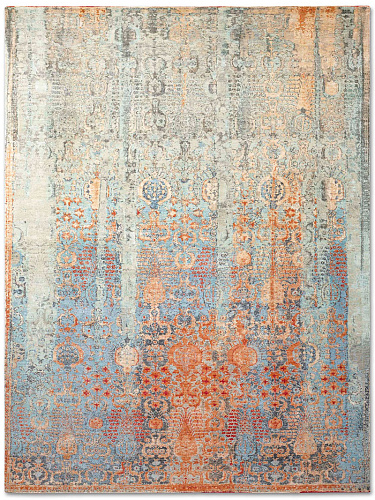 Tapis noué main Woods