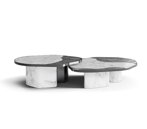 Set Tables Athena Calacatta & Onyx