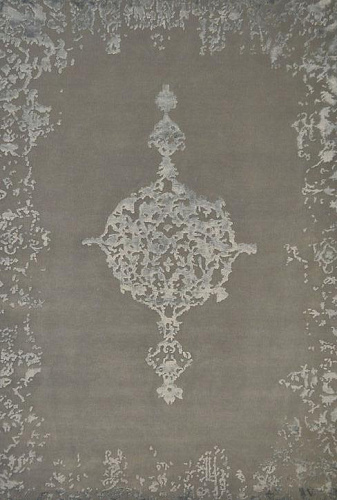 Tapis Indien Noué à la Main en Soie de Bambou