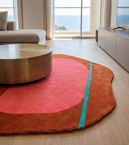 Tapis de luxe Crimson Form