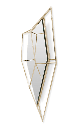 Petit Miroir Mural Lustre