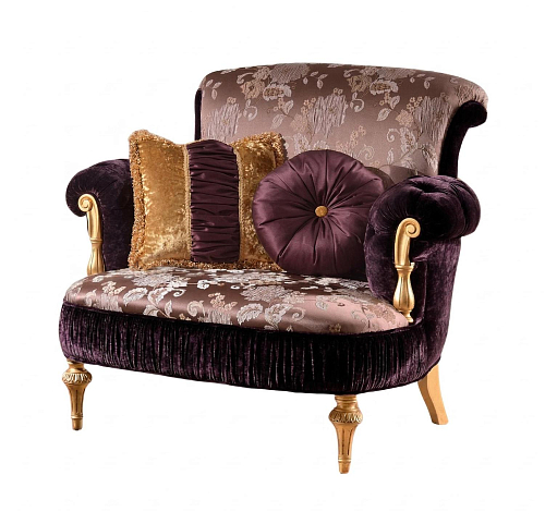 Fauteuil doré
