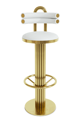Tabouret de Bar Kelly Demi-Lune