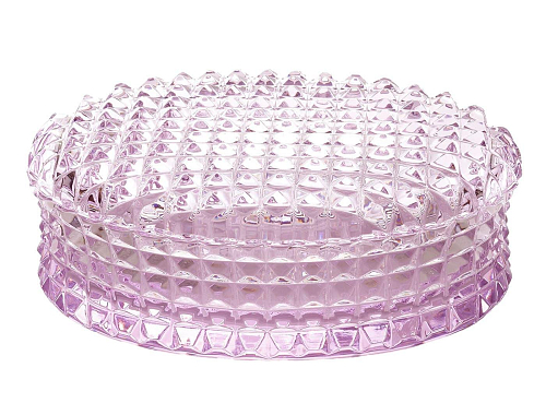 Coffret à Bijoux en Cristal Rose