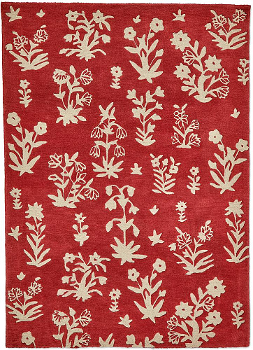 Tapis Woodland Glade Rouge Prune 146800