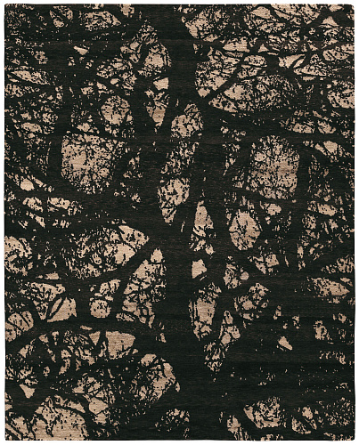 Tapis Mauro Grand Arbre Noir