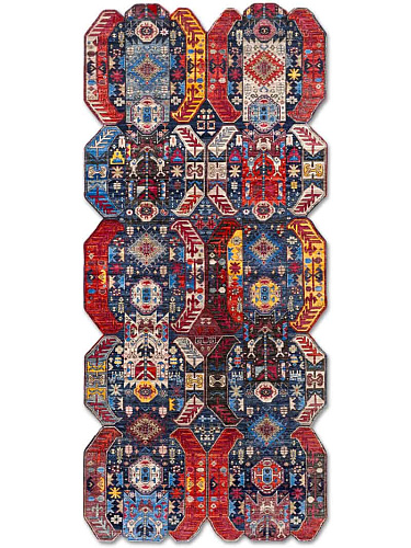 Tapis fait main de luxe Multiforme
